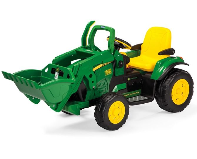 Детский электромобиль экскаватор PEG-PEREGO John Deere GROUND LOADER Детский электромобиль экскаватор PEG-PEREGO John Deere GROUND LOADER